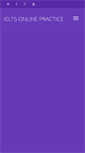 Mobile Screenshot of ieltsonlinepractice.com